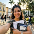 Estudante aprovada ENEM