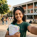 Estudante aprovada ENEM